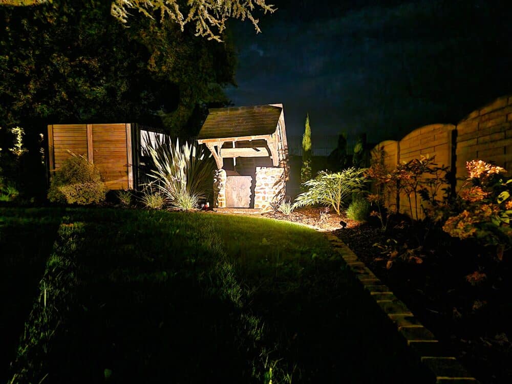 Éclairage extérieur jardin LED – Aymeric Clouet Paysagiste Ille-et-Vilaine
