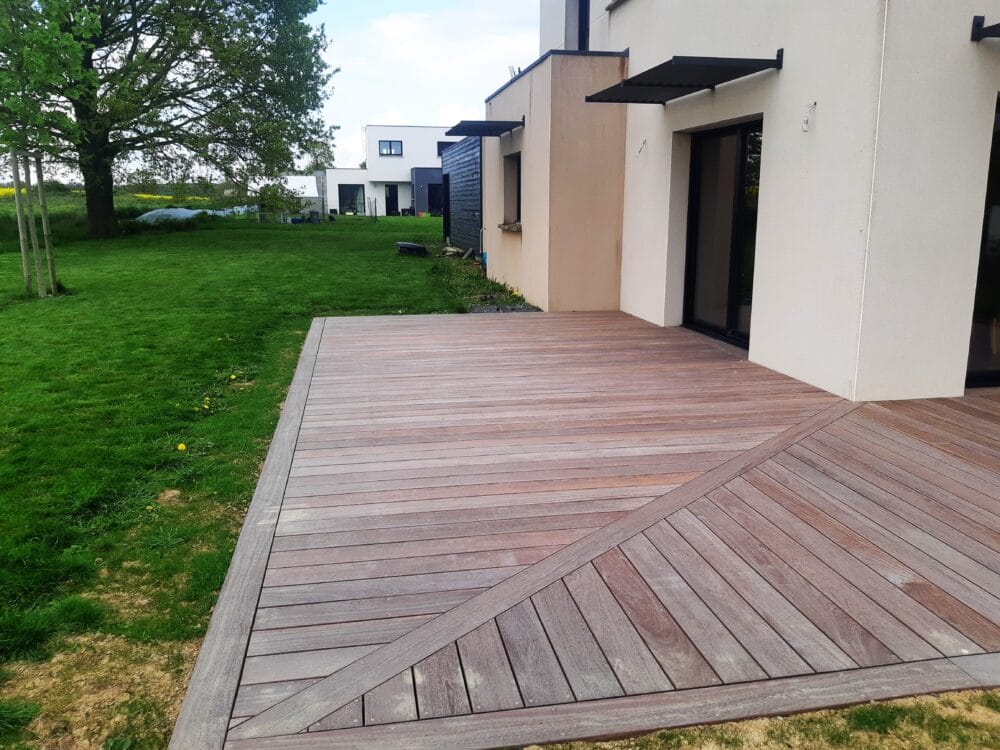 Terrasse et massifs plantés – Paysagiste Châteaugiron Châteaubriant